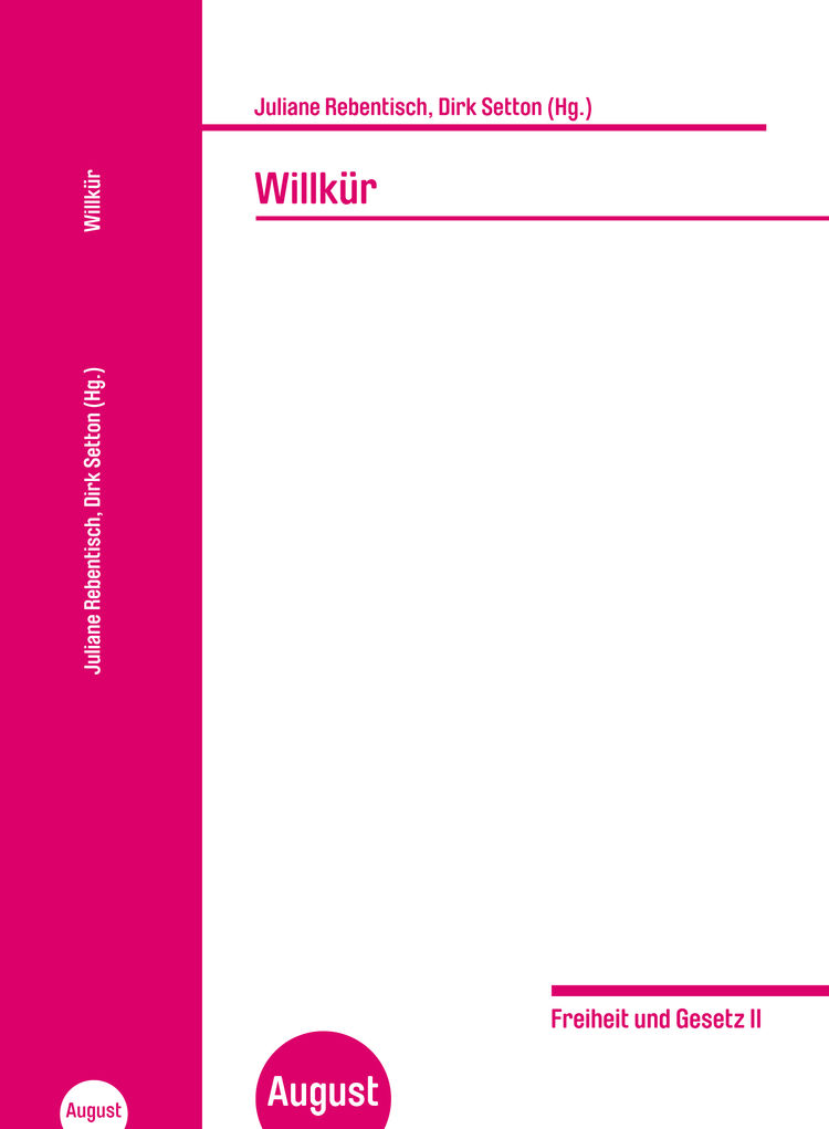 Willkuer cover 20 07