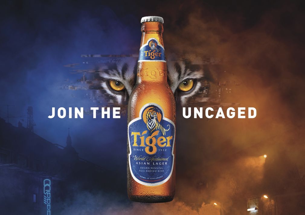 Tiger beer the uncaged visual 1