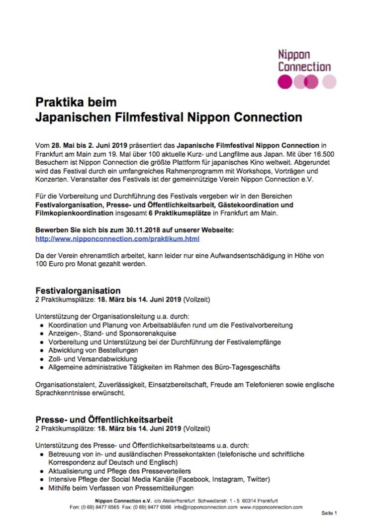 Nc19 praktikumsausschreibungen