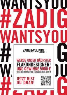 Zadig voltaire wants you flyer