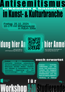 Antisemitismus fortbildung poster final druckdatei a2 final klein