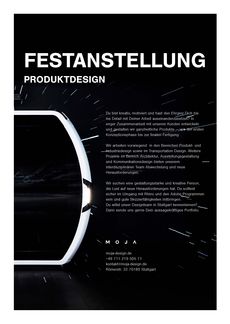 Moja design stellenanzeige produktdesign festanstellung
