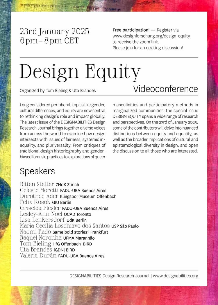 Design equity videoconference flyer web