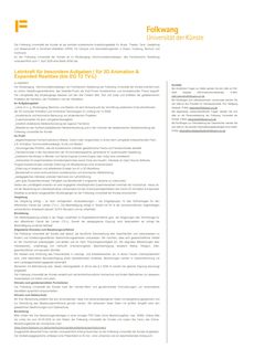 Lehrkraft fuer besondere aufgaben   fuer 3d animation   expanded realities  bis eg 13 tv l    folkwang universitaet der kuenste   240