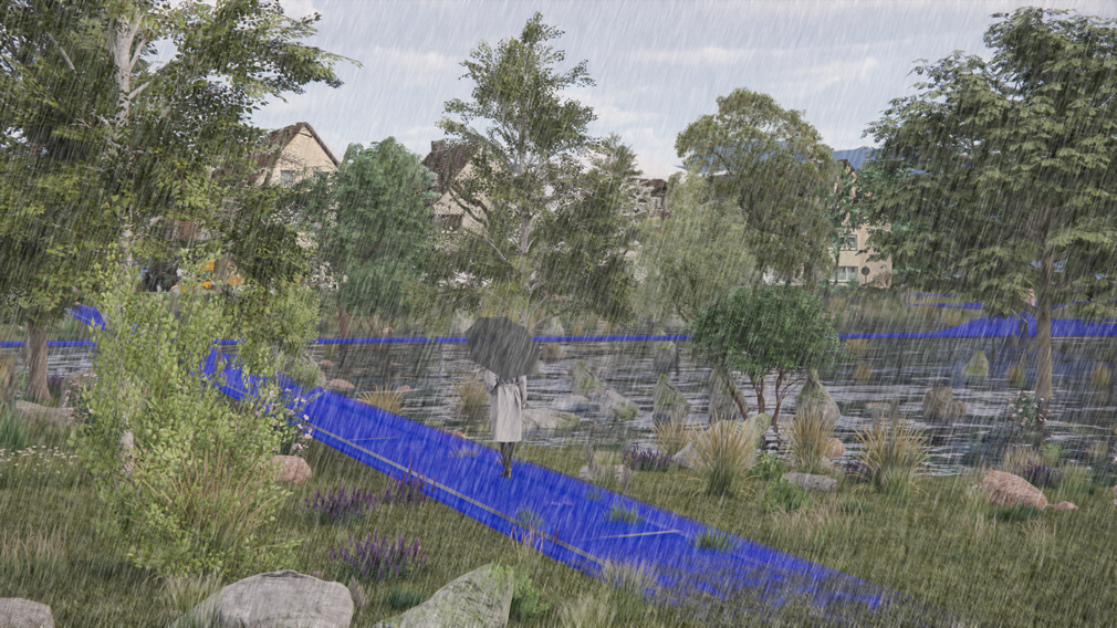 Gruenflaeche anlagenring nass