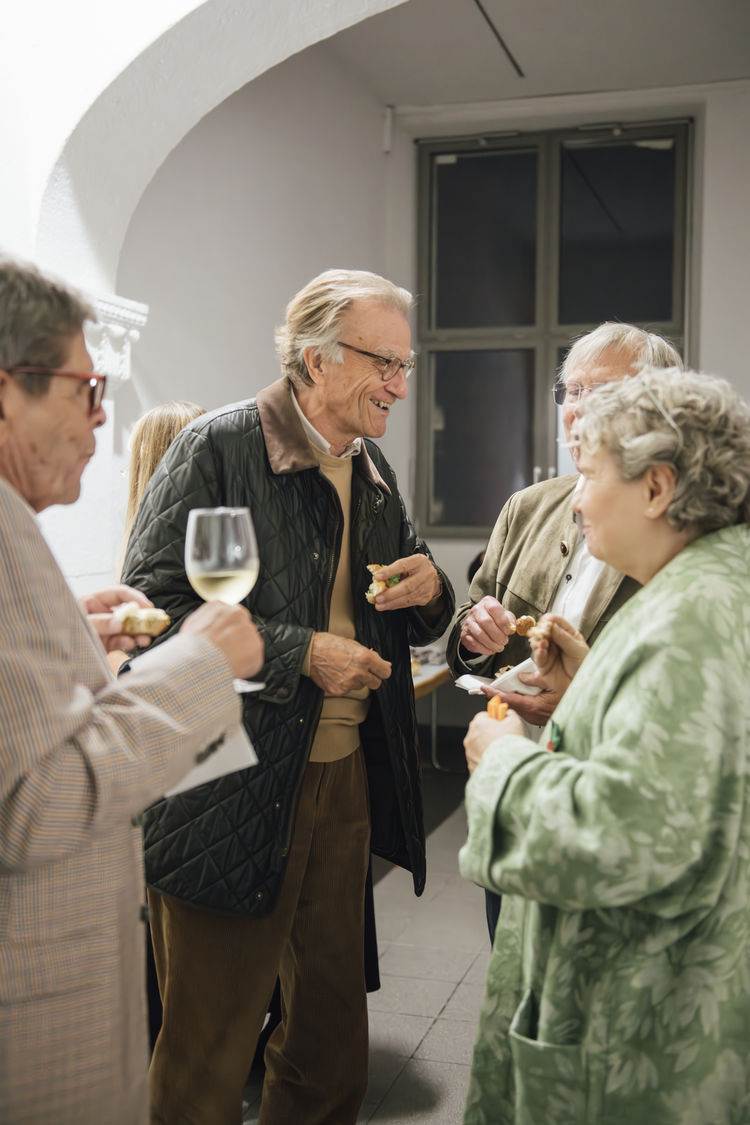 Freunde der hfg preisverleihung freundespreis thomas bayrle daniela kaiser 130