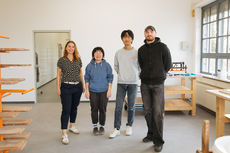 Hpm residency 5 0 koordinatorin nadyabascha stipendiatinnen mengyazhao jungwoonlee derkroelofsen v l n r   foto marieschwarze