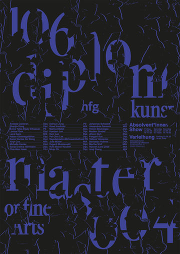 Diplom 106 poster klein presse