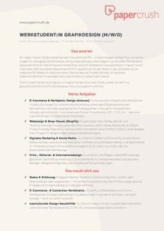 Grafikdesign ausschreibung gestalten seite 1