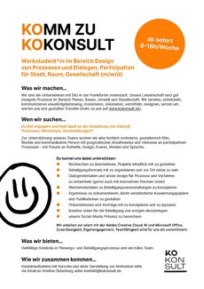 Werkstudentin design von prozessen